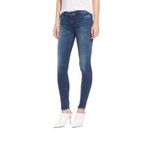 HUDSON Krista Super Skinny Jean W Raw Hem Sz 27